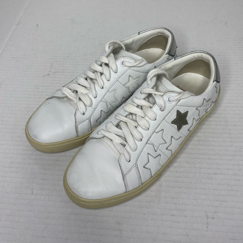 Saint Laurent Court Classic California Leather Sneaker Size 9 Unisex - Picture 5 of 13